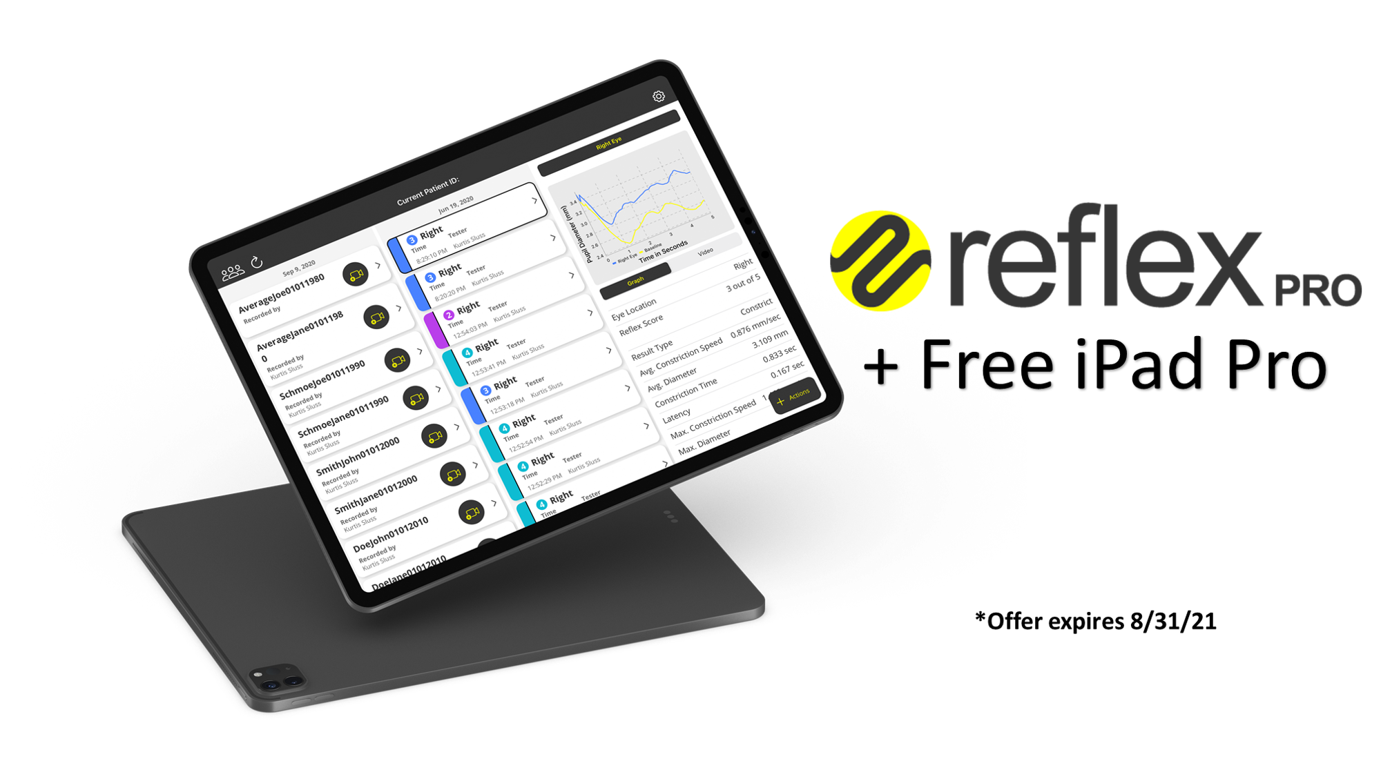 Reflex Pro + Free iPad Pro